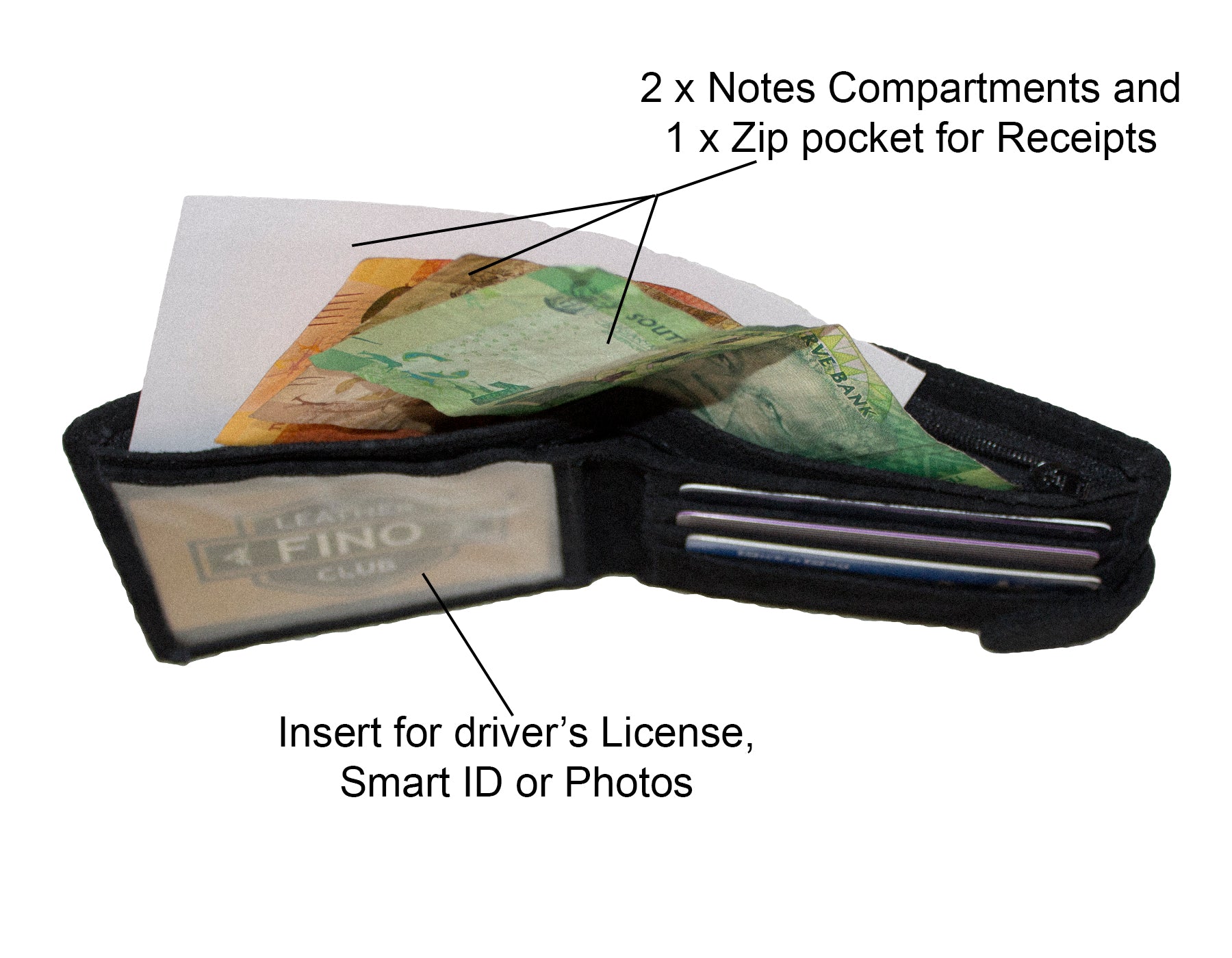 Fino SK-621 Men's Stylish Genuine Suede Wallet
