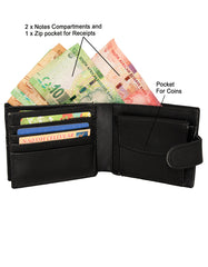 Fino SK-655 Faux Leather Men s Bi-fold Wallet