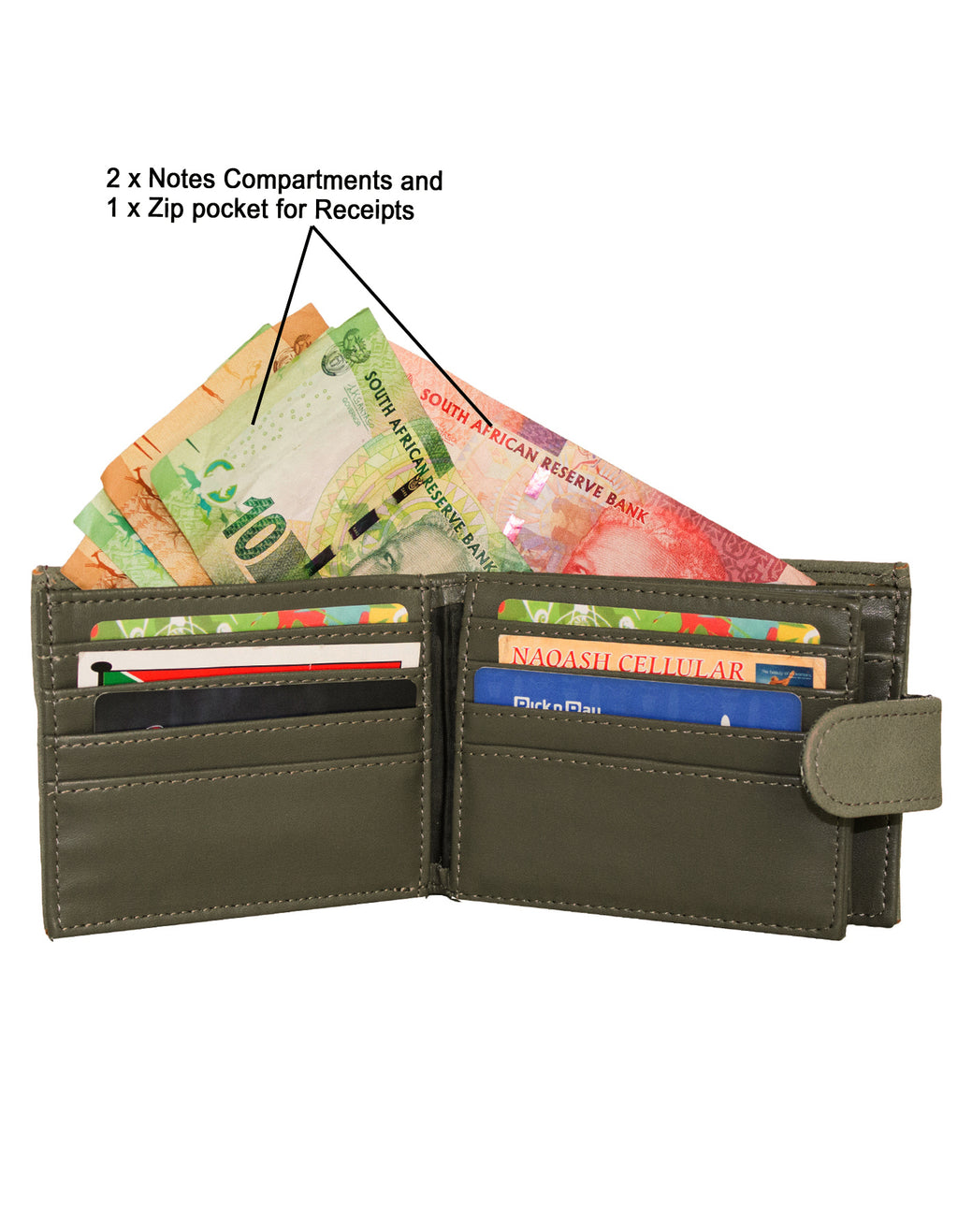 Fino SK-655 Faux Leather Men s Bi-fold Wallet