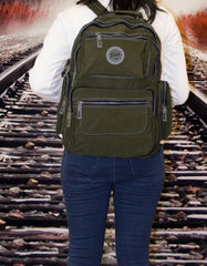 Fino SK-7716 Waterproof Ultra-Light crinkle Nylon Multi-function Backpack