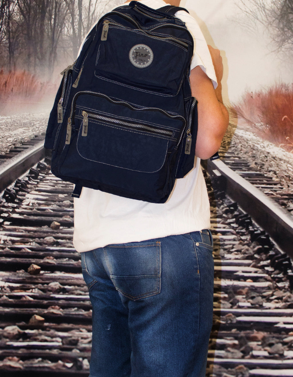 Fino SK-7716 Waterproof Ultra-Light crinkle Nylon Multi-function Backpack