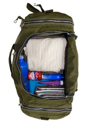 Fino SK-7717 Unisex Waterproof Ultra-Light Crinkle Washed Nylon Duffel Bag