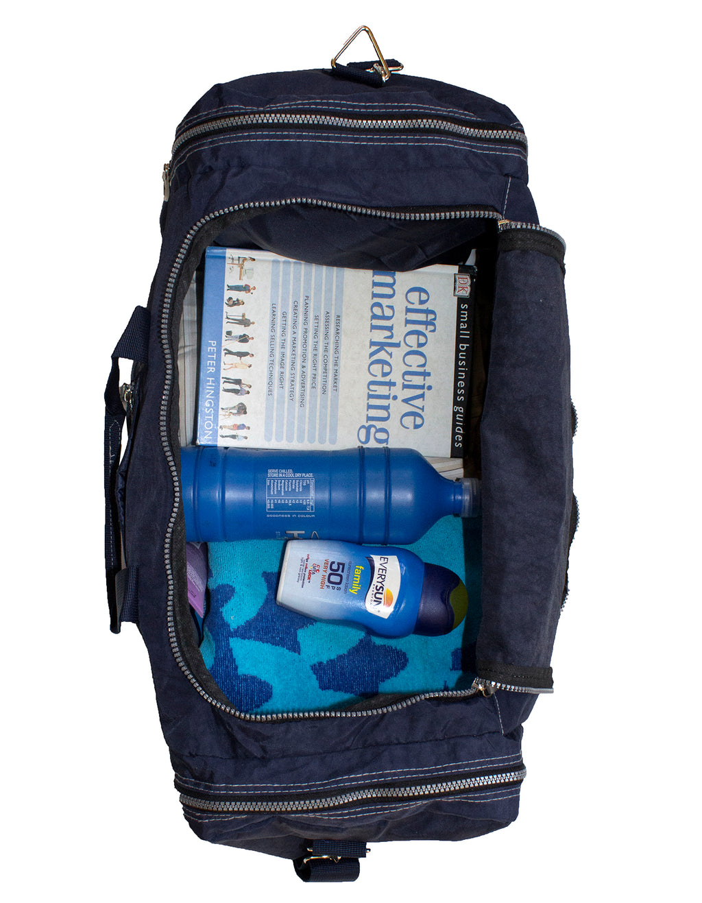 Fino SK-7717 Unisex Waterproof Ultra-Light Crinkle Washed Nylon Duffel Bag