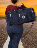 Fino SK-7717 Unisex Waterproof Ultra-Light Crinkle Washed Nylon Duffel Bag