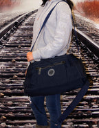 Fino SK-7718 Unisex Waterproof Ultra-Light crinkle Nylon Duffel Bag/Backpack