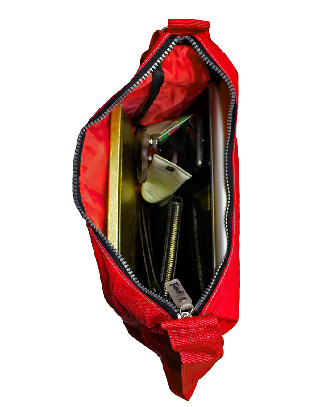 Fino SK-7723 Waterproof Ultra-Light Crinkle Nylon Handbag Heavy Duty Zips