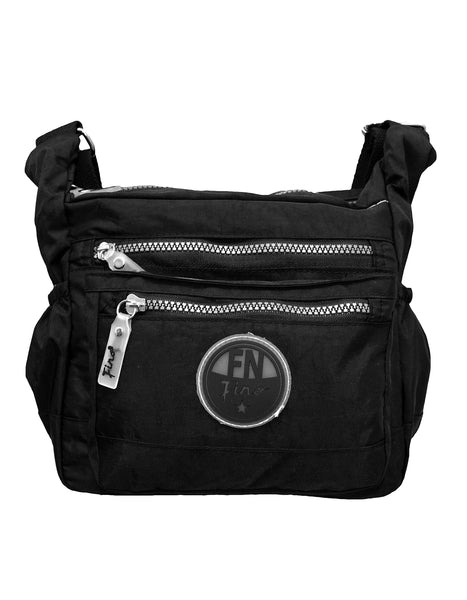 Fino SK-7736 Waterproof Ultra-Light Crinkle Nylon Shoulder/ Crossbody Bag