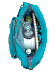 Fino SK-7736 Waterproof Ultra-Light Crinkle Nylon Shoulder/ Crossbody Bag