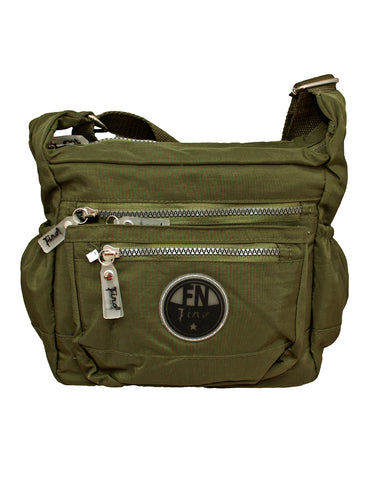 Fino SK-7736 Waterproof Ultra-Light Crinkle Nylon Shoulder/ Crossbody Bag