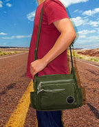 Fino SK-7737 Waterproof Ultra-Light Crinkle Nylon Crossbody Bag