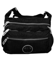 Fino SK-7738 Unisex Waterproof Ultra-Light Crinkle Nylon Crossbody Bag