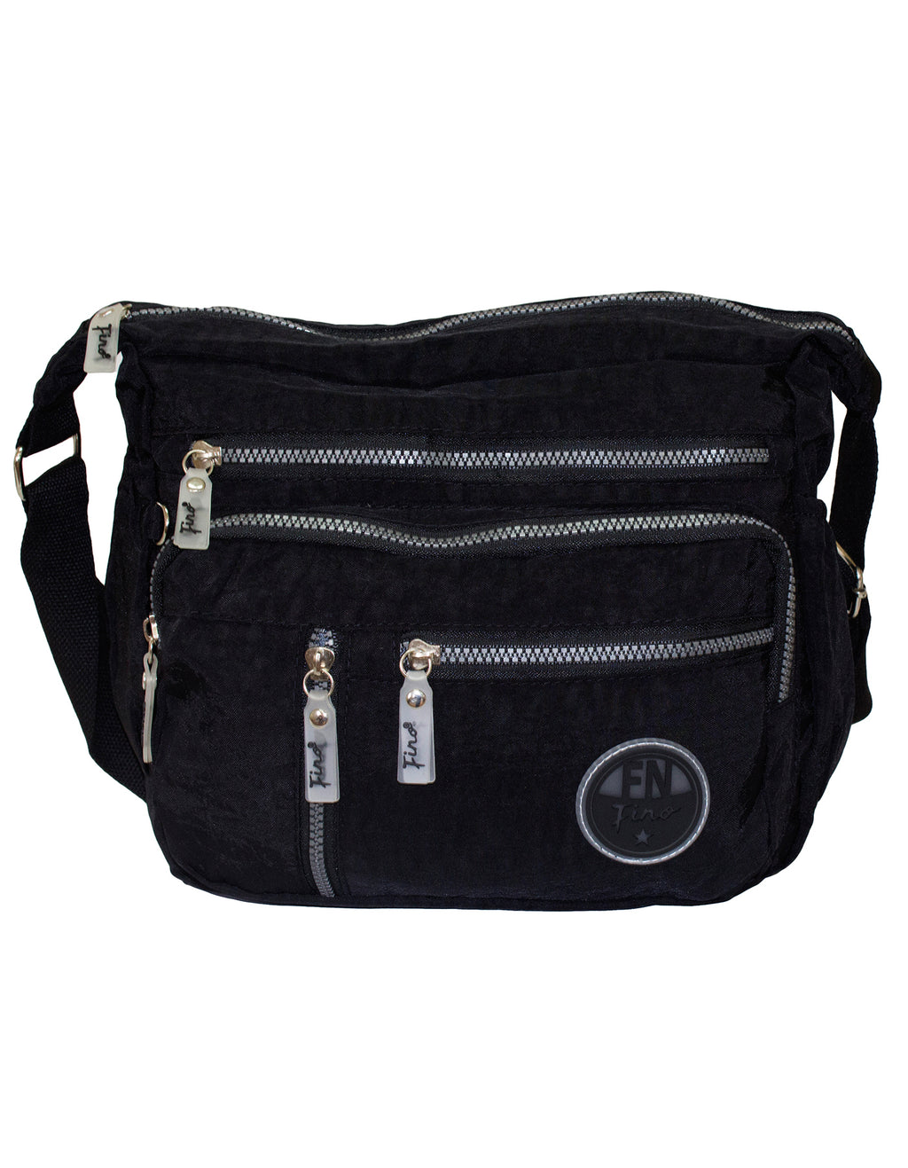 Fino SK-7739 Washed Nylon Multi-Pocket Messenger Bag