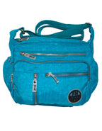 Fino SK-7739 Washed Nylon Multi-Pocket Messenger Bag