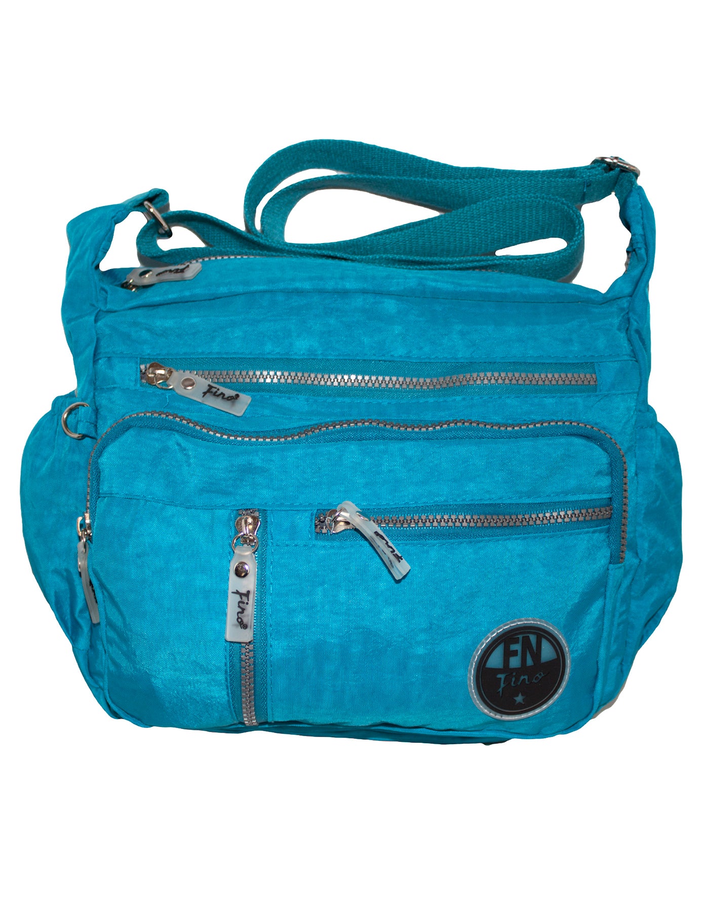 Fino SK-7739 Washed Nylon Multi-Pocket Messenger Bag