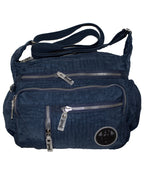Fino SK-7739 Washed Nylon Multi-Pocket Messenger Bag