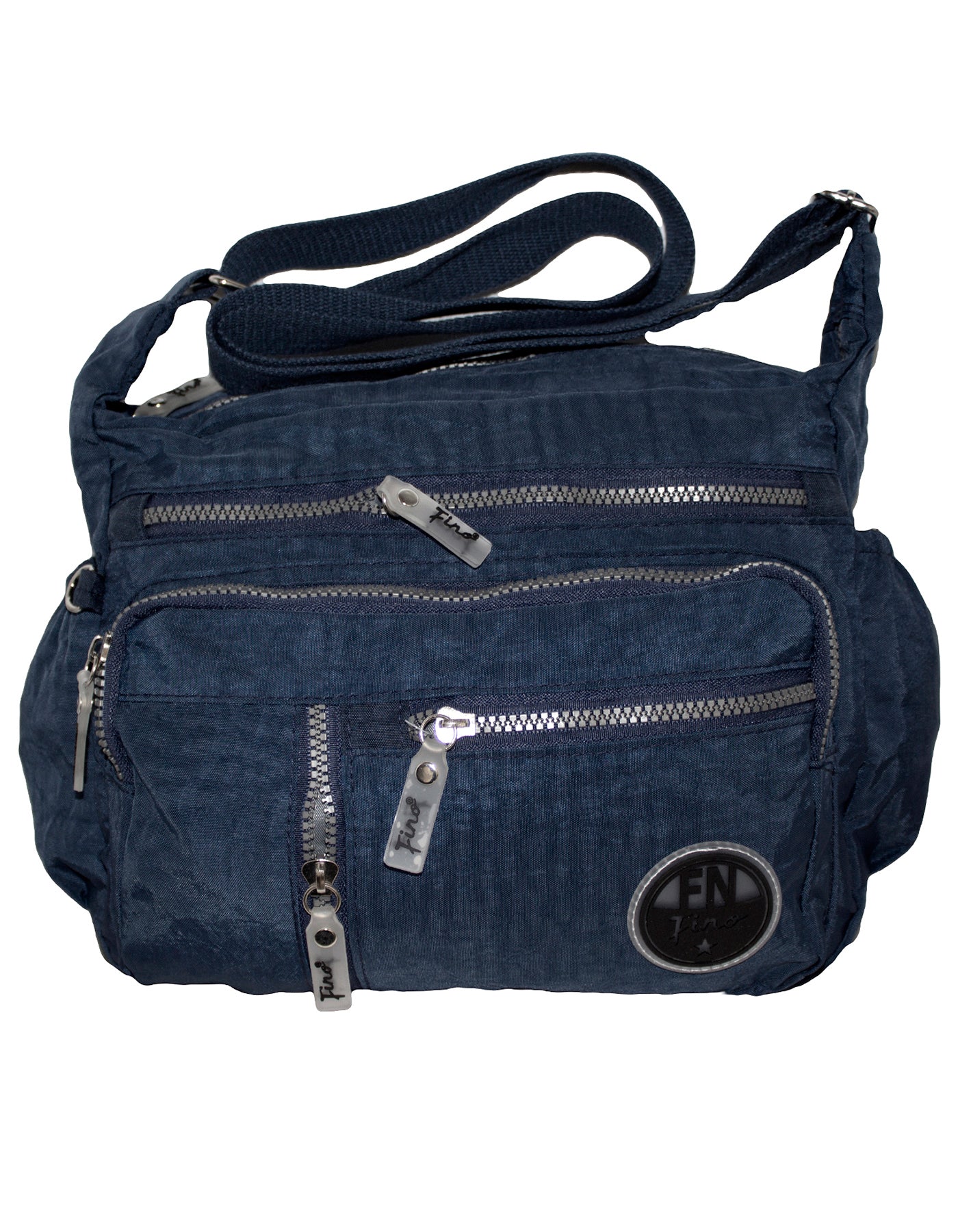 Fino SK-7739 Washed Nylon Multi-Pocket Messenger Bag