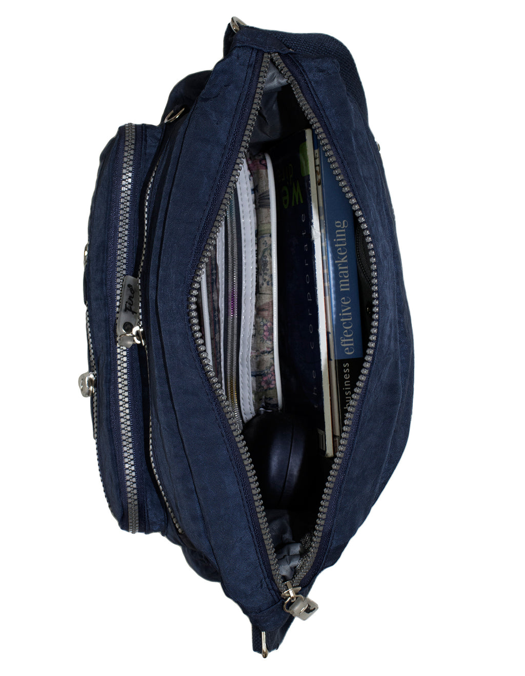 Fino SK-7739 Washed Nylon Multi-Pocket Messenger Bag