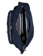 Fino SK-7739 Washed Nylon Multi-Pocket Messenger Bag