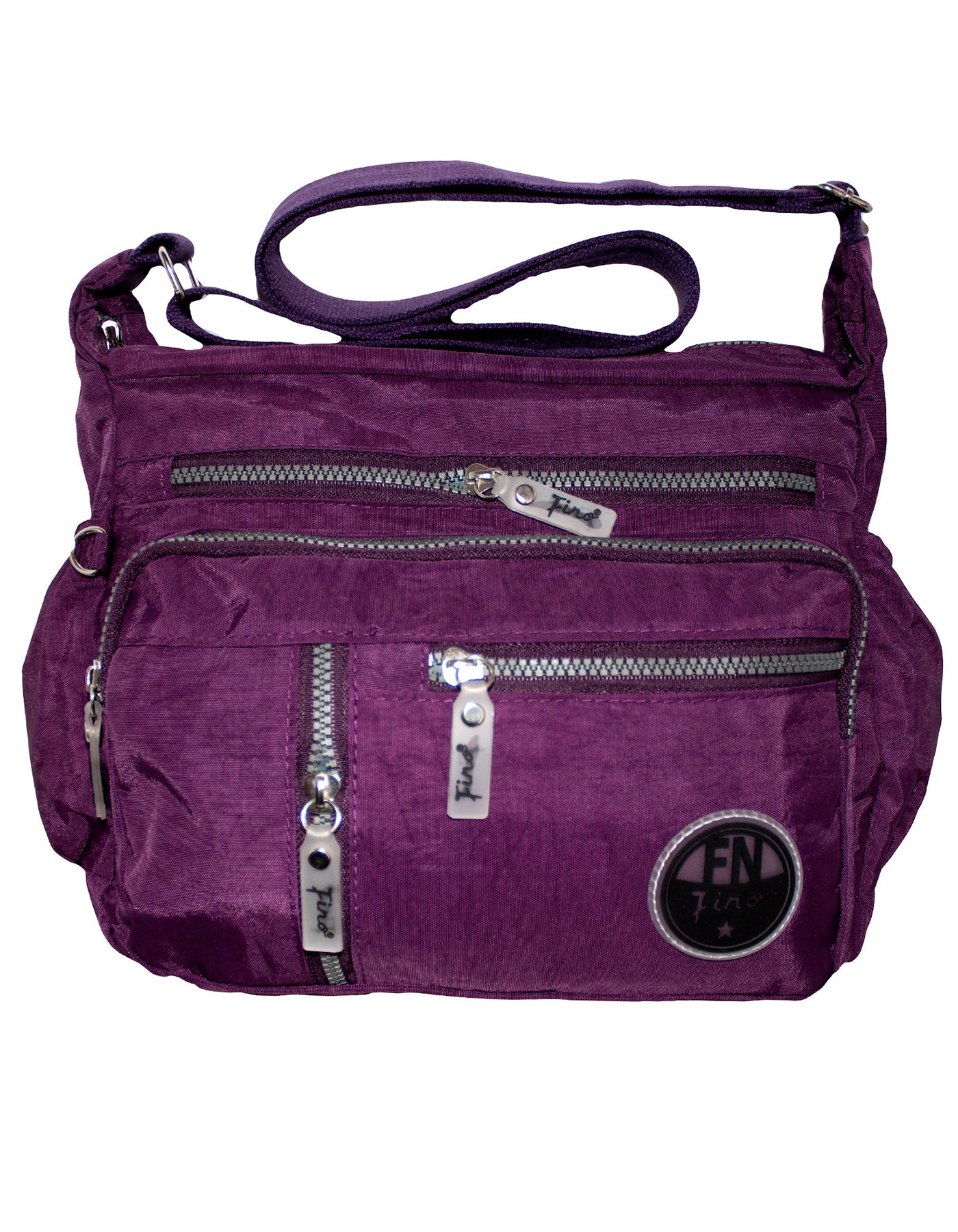 Fino SK-7739 Washed Nylon Multi-Pocket Messenger Bag