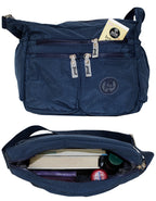 Fino SK-7740A Waterproof Ultra-Light Crinkle Nylon Shoulder/ Crossbody Bag
