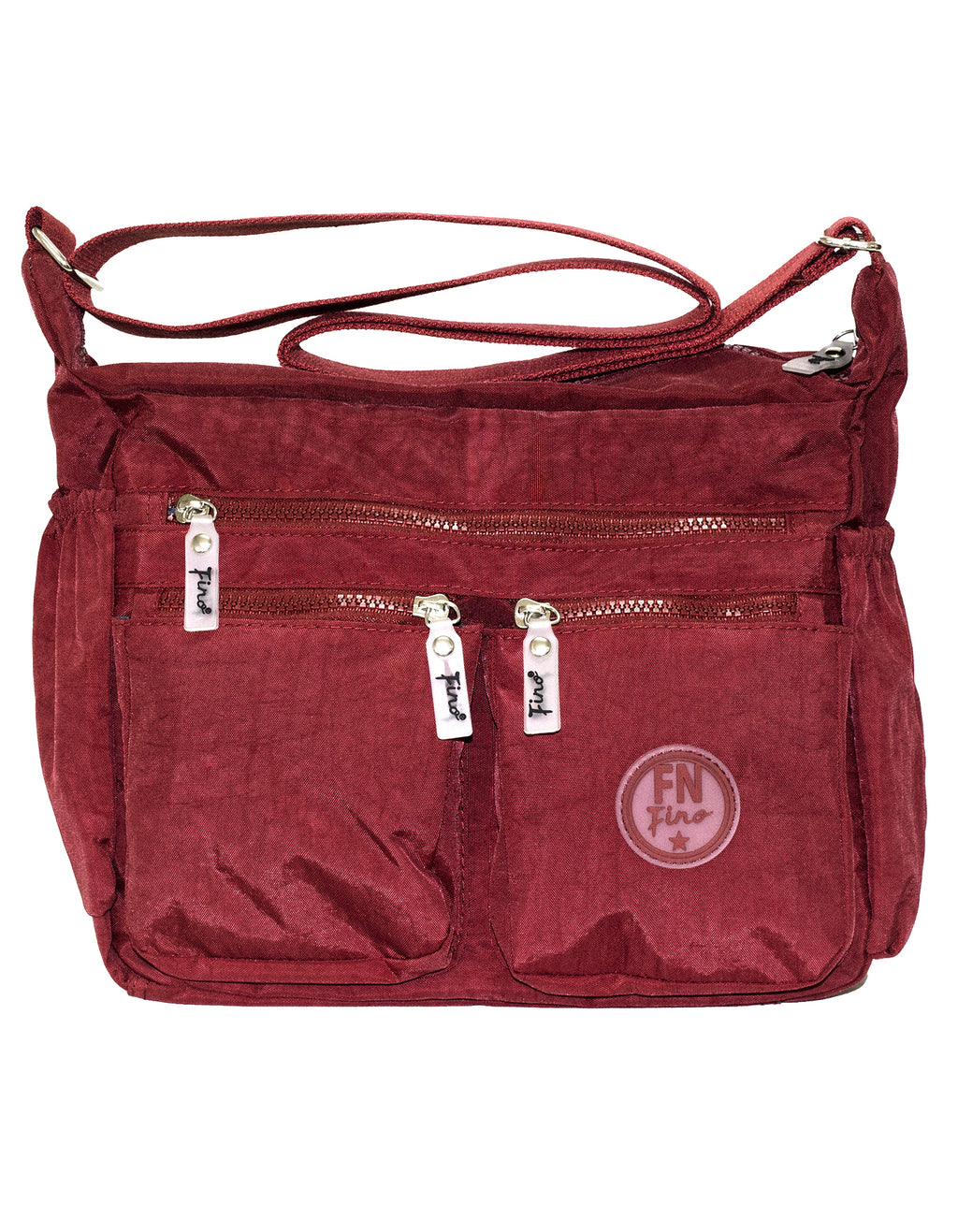 Fino SK-7740A Waterproof Ultra-Light Crinkle Nylon Shoulder/ Crossbody Bag