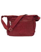 Fino SK-7740A Waterproof Ultra-Light Crinkle Nylon Shoulder/ Crossbody Bag