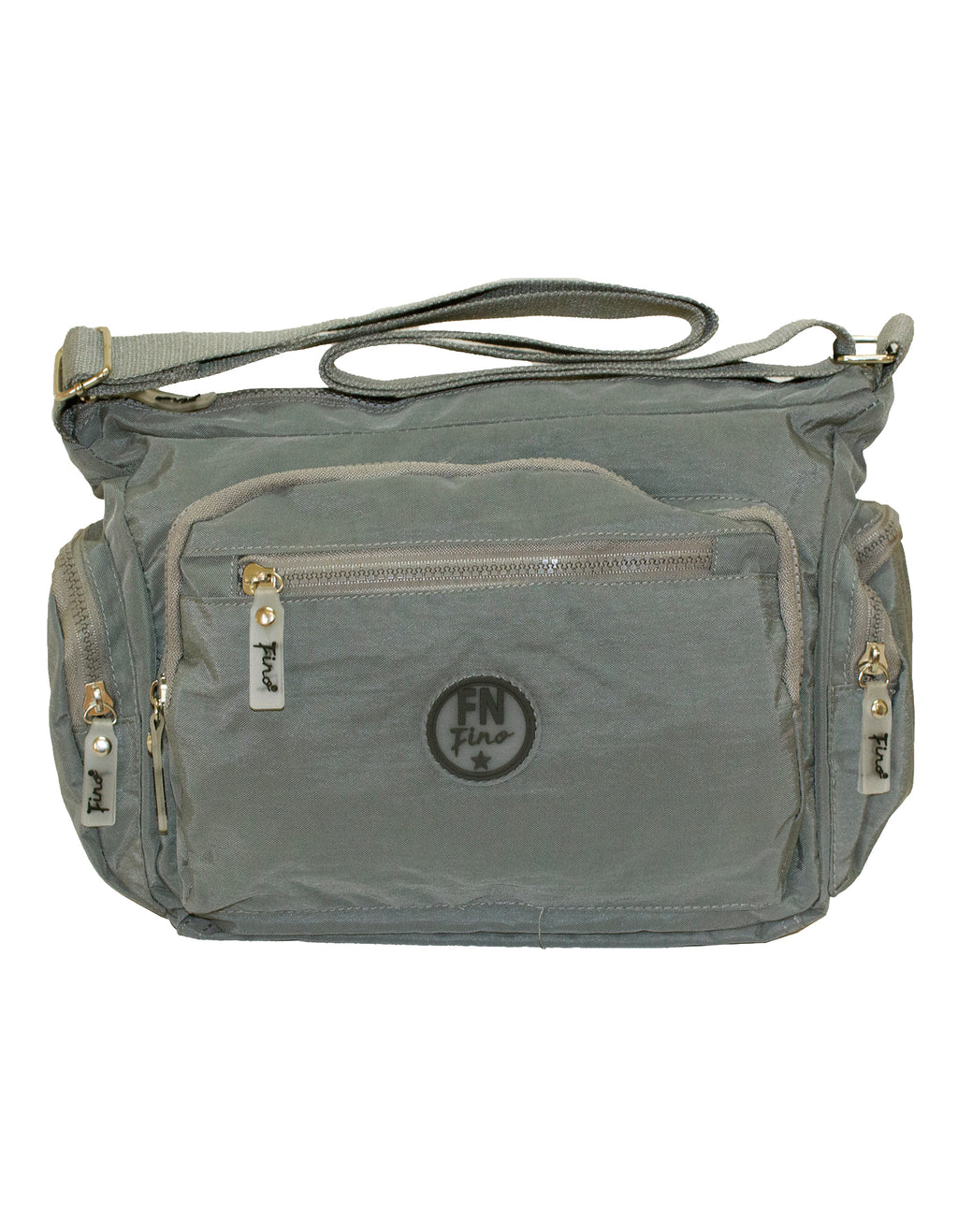 Fino SK-7741 Nylon Shoulder/ Crossbody Waterproof Ultra-Light Crinkle Bag