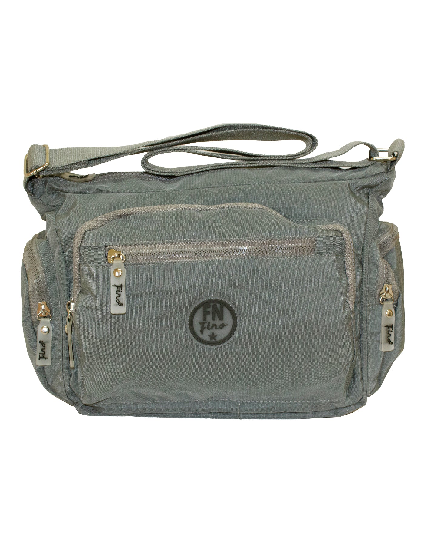 Fino SK-7741 Nylon Shoulder/ Crossbody Waterproof Ultra-Light Crinkle Bag