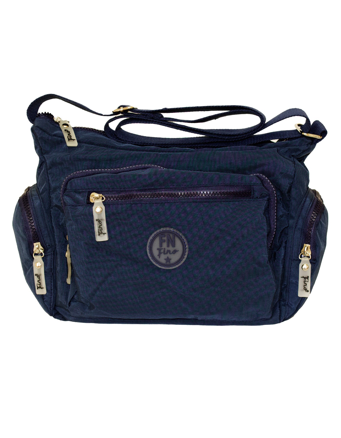 Fino SK-7741 Nylon Shoulder/ Crossbody Waterproof Ultra-Light Crinkle Bag