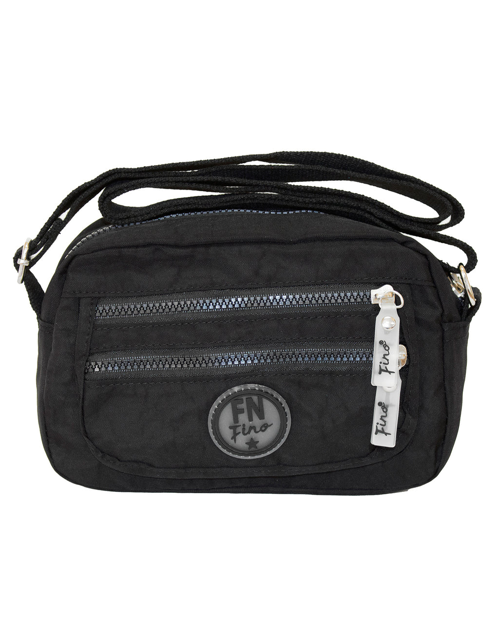 Fino SK-7742 Waterproof Ultra-Light Crinkle Nylon Crossbody/ Shoulder Bag