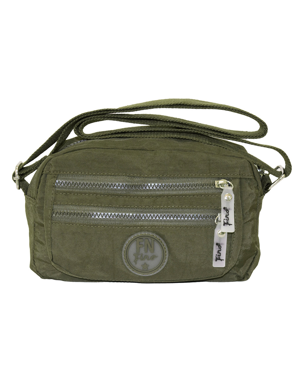 Fino SK-7742 Waterproof Ultra-Light Crinkle Nylon Crossbody/ Shoulder Bag