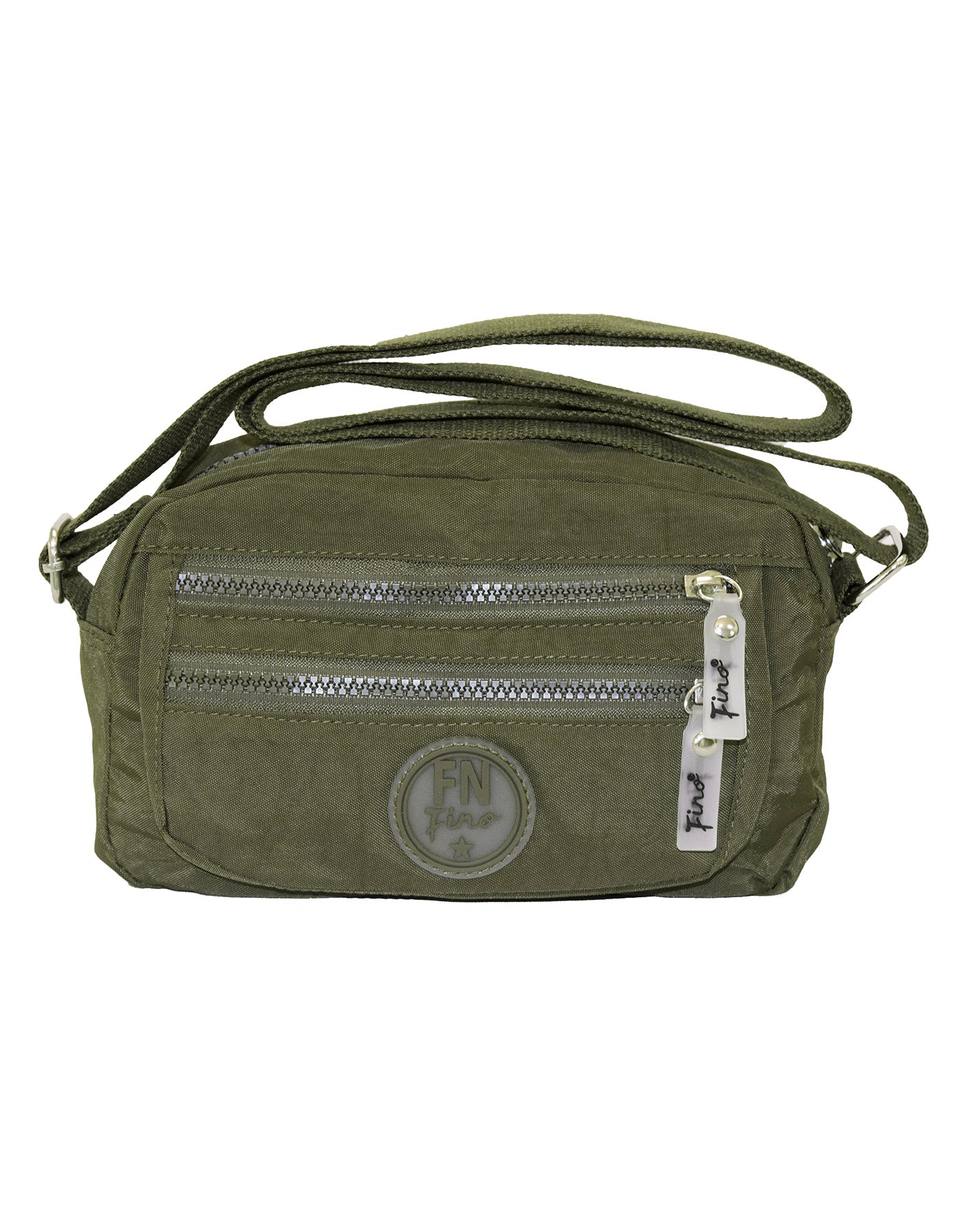 Fino SK-7742 Waterproof Ultra-Light Crinkle Nylon Crossbody/ Shoulder Bag