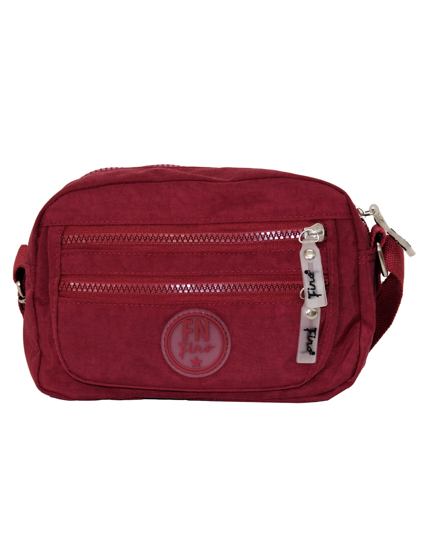 Fino SK-7742 Waterproof Ultra-Light Crinkle Nylon Crossbody/ Shoulder Bag