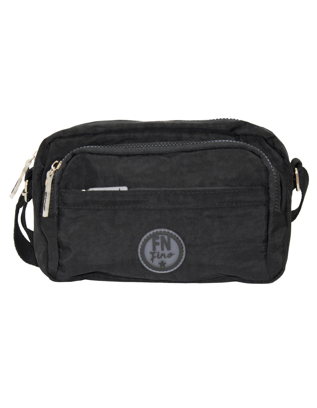 Fino SK-7743 Shoulder/ Crossbody Waterproof Ultra-Light Crinkle Nylon Bag