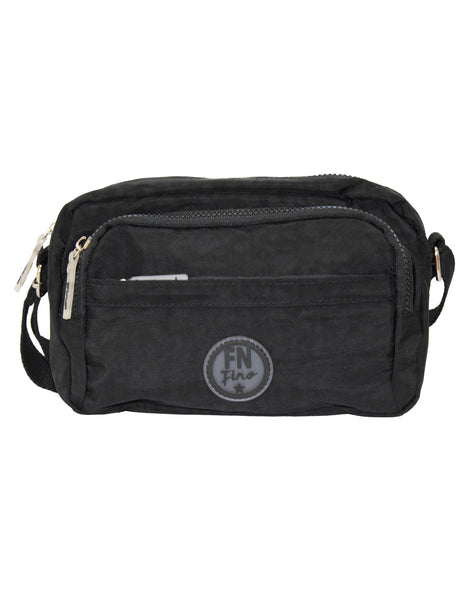 Fino SK-7743 Shoulder/ Crossbody Waterproof Ultra-Light Crinkle Nylon Bag