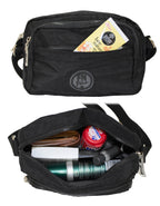 Fino SK-7743 Shoulder/ Crossbody Waterproof Ultra-Light Crinkle Nylon Bag