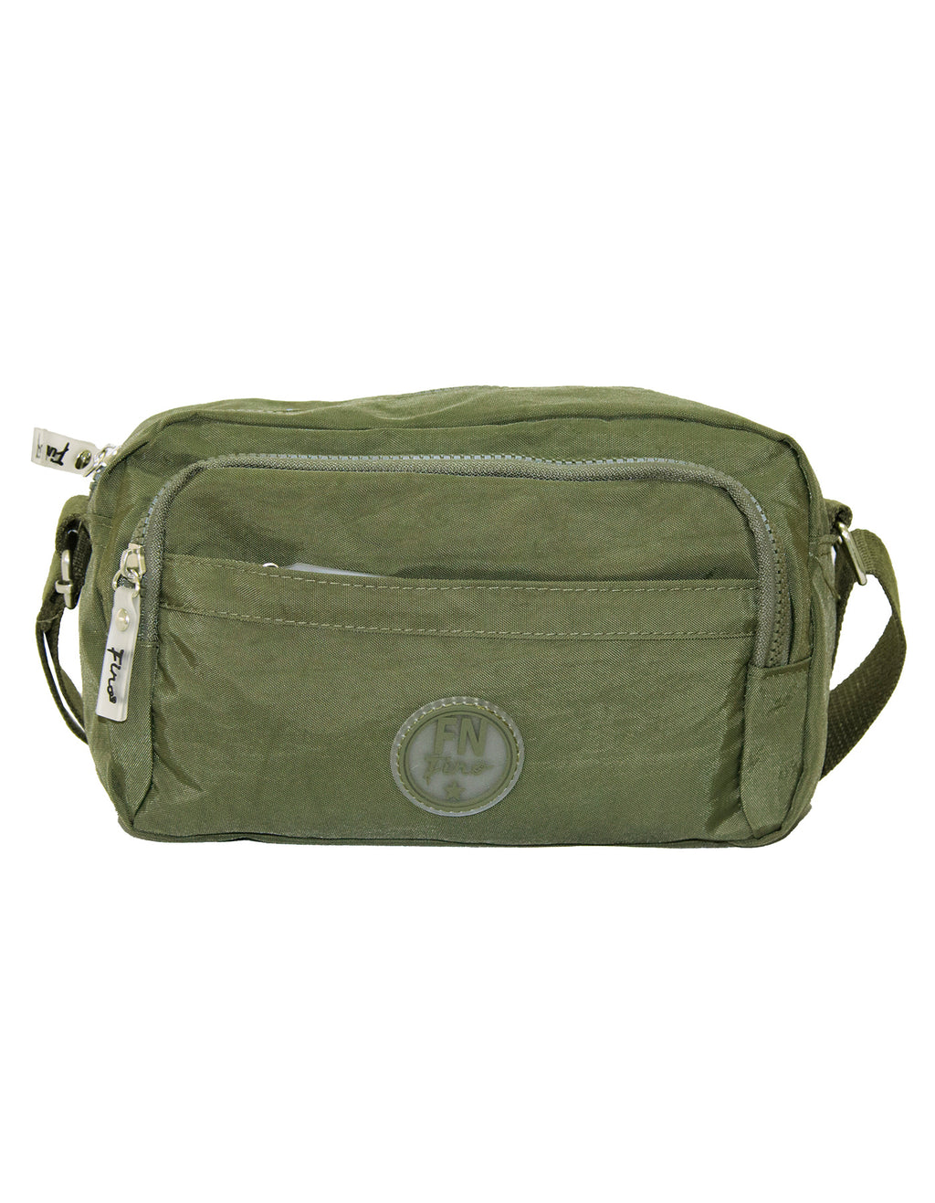 Fino SK-7743 Shoulder/ Crossbody Waterproof Ultra-Light Crinkle Nylon Bag