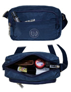 Fino SK-7743 Shoulder/ Crossbody Waterproof Ultra-Light Crinkle Nylon Bag