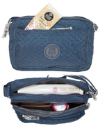 Fino SK-7745 Nylon Shoulder/ Crossbody Waterproof Ultra-Light Crinkle Bag