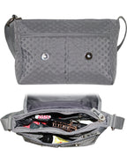 Fino SK-7746 Waterproof Ultra-Light Crinkle Nylon Crossbody Bag with Flap