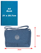 Fino SK-7746 Waterproof Ultra-Light Crinkle Nylon Crossbody Bag with Flap