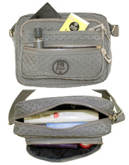 Fino SK-7747 Waterproof Ultra-Light Crinkle Nylon Shoulder/ Sling Bag