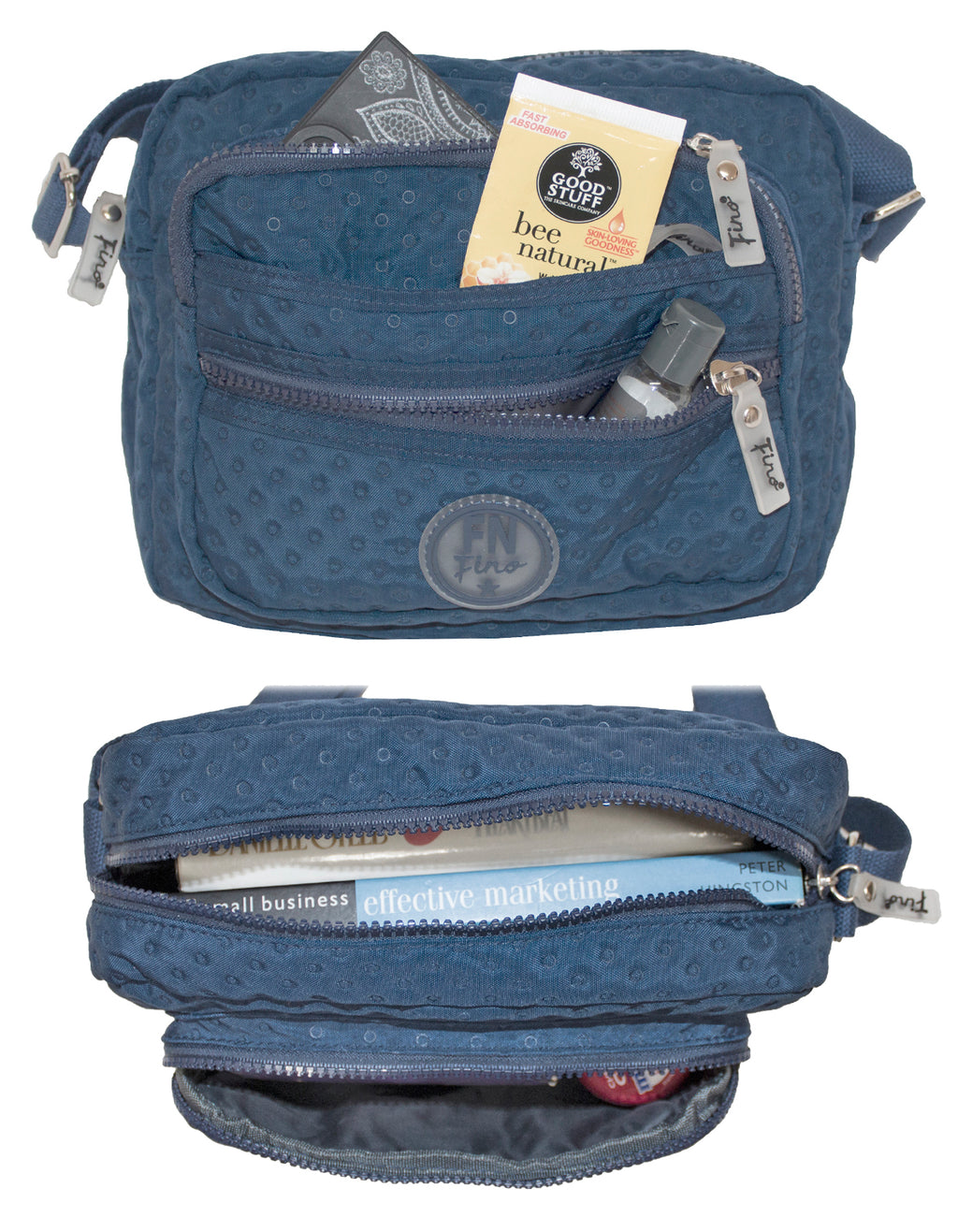 Fino SK-7747 Waterproof Ultra-Light Crinkle Nylon Shoulder/ Sling Bag