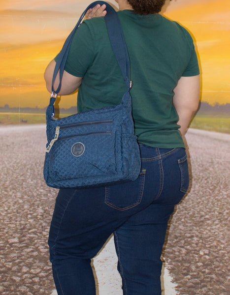 Fino SK-7748 Nylon Sling/ Crossbody Waterproof Ultra-Light Crinkle Bag