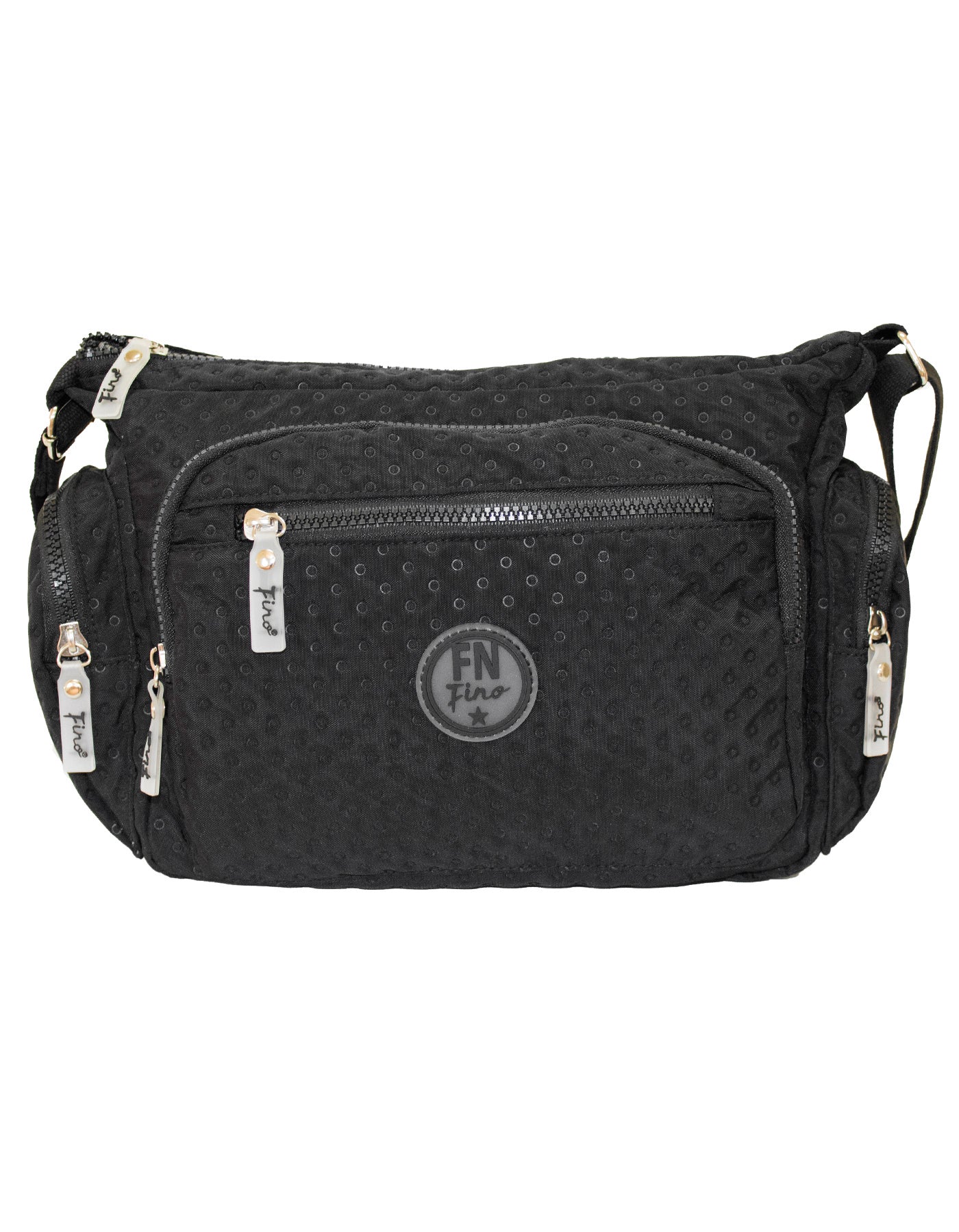 Fino SK-7749 Waterproof Ultra-Light Crinkle Nylon Crossbody/ Shoulder Bag