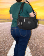 Fino SK-7749 Waterproof Ultra-Light Crinkle Nylon Crossbody/ Shoulder Bag