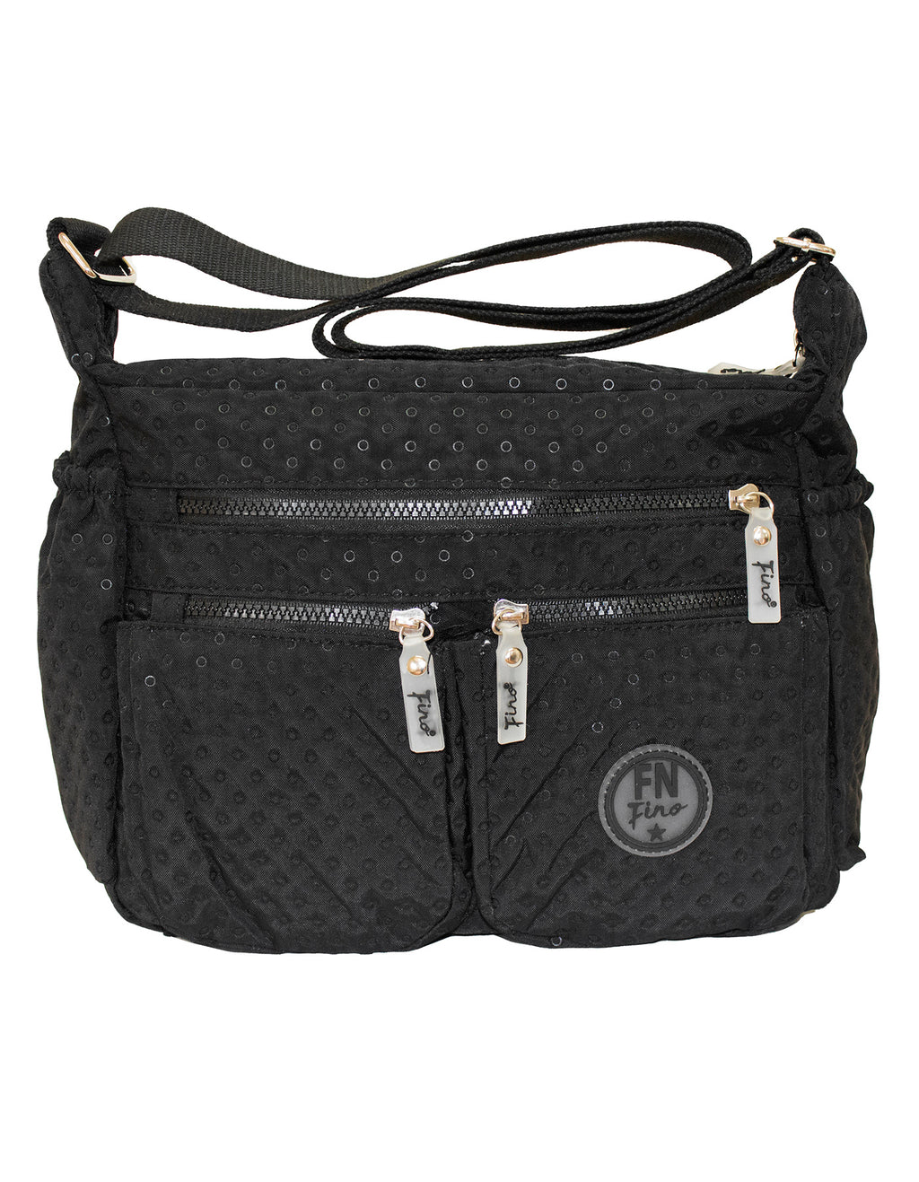Fino SK-7750 Waterproof Ultra-Light Crinkle Nylon Shoulder/ Crossbody Bag