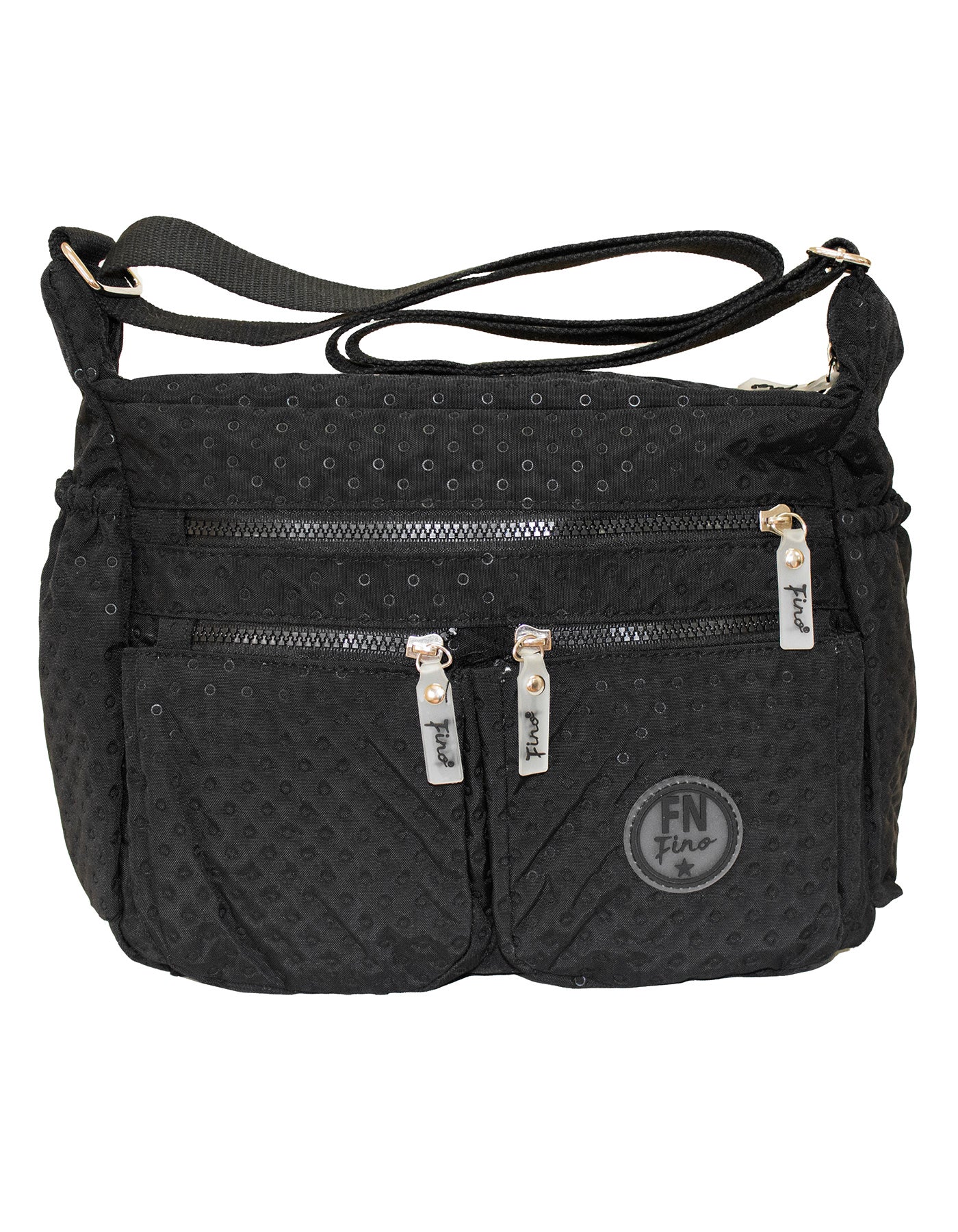 Fino SK-7750 Waterproof Ultra-Light Crinkle Nylon Shoulder/ Crossbody Bag