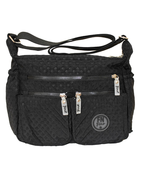 Fino SK-7750 Waterproof Ultra-Light Crinkle Nylon Shoulder/ Crossbody Bag