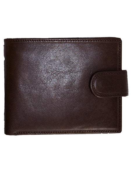 Fino SK-BD011 Top Grain Italian Leather Wallet with Box - Coffee